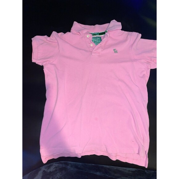 Abercrombie & Fitch Tops - Abercrombie & Finch Mens/Women Pullover Polo T-Shirt Top Short Sleeve Sz M Pink